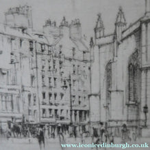Load image into Gallery viewer, William Walcot St Giles Cathedral Edinburgh Etching Signed
