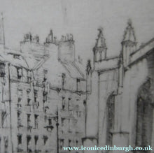 Load image into Gallery viewer, William Walcot St Giles Cathedral Edinburgh Etching Signed
