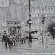 Load image into Gallery viewer, Walcot Westminster Abbey Parliament Square Etching Signed
