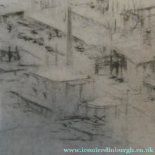 Load image into Gallery viewer, SCOTTISH ART. William Walcot (1874 - 1943). WWI Etching of the Forth Rail Bridge and Rosyth Docks; c 1918

