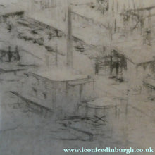 Load image into Gallery viewer, SCOTTISH ART. William Walcot (1874 - 1943). WWI Etching of the Forth Rail Bridge and Rosyth Docks; c 1918
