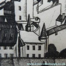 Load image into Gallery viewer, William Wilson Etching. Rothenburg ob der Tauber 1929
