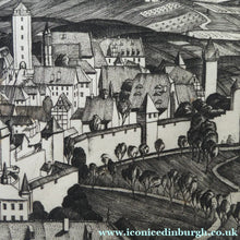 Load image into Gallery viewer, William Wilson Etching. Rothenburg ob der Tauber 1929
