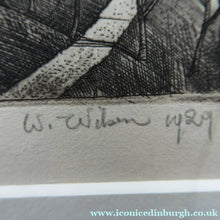 Load image into Gallery viewer, William Wilson Etching. Rothenburg ob der Tauber 1929
