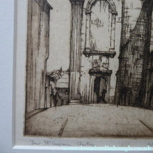 Load image into Gallery viewer, William Wilson 1920s Signed Etching Scottish Art
