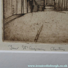 Load image into Gallery viewer, William Wilson 1920s Signed Etching Scottish Art
