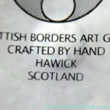 Load image into Gallery viewer, SCOTTISH Borders Fine Art Glass (Holmes Glass) Paperweight. Signed Andrew Holmes

