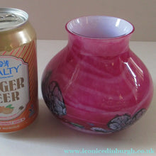 Load image into Gallery viewer, Pink Caithness Cadenza Glass Vase by Colin Terris
