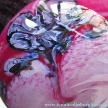 Load image into Gallery viewer, Pink Caithness Cadenza Glass Vase by Colin Terris

