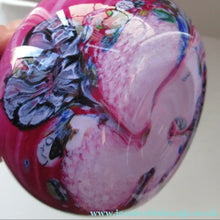 Load image into Gallery viewer, Pink Caithness Cadenza Glass Vase by Colin Terris

