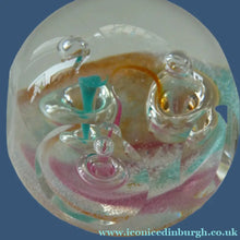 Load image into Gallery viewer, SCOTTISH GLASS Caithness LIMITED EDITION Paperweight: WANDERLUST Margot Thomson; 1991
