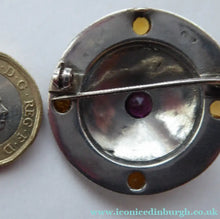Load image into Gallery viewer, Vintage Silver Celtic Shield Brooch. Marked Silver - but most probably made by Shipton &amp; Co, Birmingham
