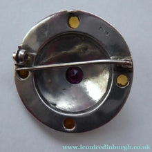 Load image into Gallery viewer, Vintage Silver Celtic Shield Brooch. Marked Silver - but most probably made by Shipton &amp; Co, Birmingham
