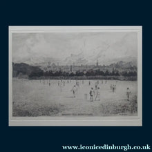 Load image into Gallery viewer, SCOTTISH CRICKET HISTORY: New Cricket Field, Inverleith Place, Stockbridge, Edinburgh (1901) by Gertrude Hayes
