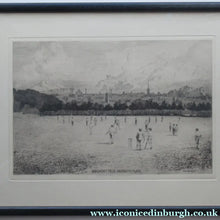 Load image into Gallery viewer, SCOTTISH CRICKET HISTORY: New Cricket Field, Inverleith Place, Stockbridge, Edinburgh (1901) by Gertrude Hayes
