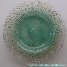 Load image into Gallery viewer, SCOTTISH GLASS. Collectable 1930s Monart Plate with Shallow Dip. 9 1/4  inches (C)

