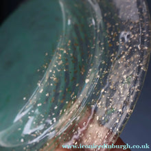 Load image into Gallery viewer, SCOTTISH GLASS. Collectable 1930s Monart Plate with Shallow Dip. 9 1/4  inches (C)
