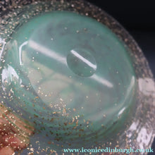 Load image into Gallery viewer, SCOTTISH GLASS. Collectable 1930s Monart Plate with Shallow Dip. 9 1/4  inches (C)
