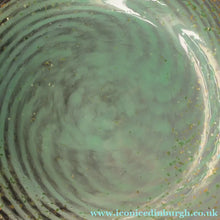 Load image into Gallery viewer, SCOTTISH GLASS. Collectable 1930s Monart Plate with Shallow Dip. 9 1/4  inches (C)
