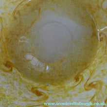 Load image into Gallery viewer,  Fabulous 1930s Antique Scottish Monart Shallow Bowl with Rim. 8 1/2 inches
