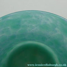 Load image into Gallery viewer, SCOTTISH GLASS. Fabulous 1920s Miniature Antique Scottish Monart Shallow Bowl with Rim. 3 1/2 inches
