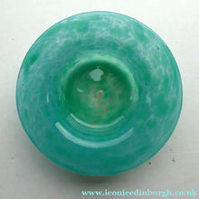 Load image into Gallery viewer, SCOTTISH GLASS. Fabulous 1920s Miniature Antique Scottish Monart Shallow Bowl with Rim. 3 1/2 inches
