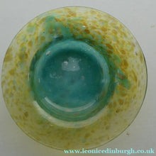 Load image into Gallery viewer, SCOTTISH GLASS. Fabulous 1920s Miniature Antique Monart Shallow Bowl with Rim
