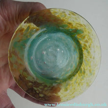 Load image into Gallery viewer, SCOTTISH GLASS. Fabulous 1920s Miniature Antique Monart Shallow Bowl with Rim
