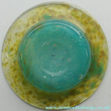 Load image into Gallery viewer, SCOTTISH GLASS. Fabulous 1920s Miniature Antique Monart Shallow Bowl with Rim
