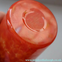 Load image into Gallery viewer, SCOTTISH GLASS: Vintage 1930s Genuine MONART Art Glass Miniature Glass Vase. 5 1/4 inches
