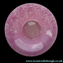 Load image into Gallery viewer, SCOTTISH GLASS. Fabulous 1920s Antique Scottish Monart Shallow Bowl with Rim. 5 3/4 inches
