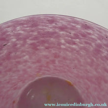 Load image into Gallery viewer, SCOTTISH GLASS. Fabulous 1920s Antique Scottish Monart Shallow Bowl with Rim. 5 3/4 inches

