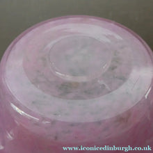 Load image into Gallery viewer, SCOTTISH GLASS. Fabulous 1920s Antique Scottish Monart Shallow Bowl with Rim. 5 3/4 inches
