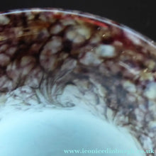 Load image into Gallery viewer, 1930s Monart Glass Vase lue with Gold Aventurine
