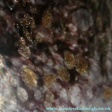 Load image into Gallery viewer, 1930s Monart Glass Vase with Gold Aventurine Flakes
