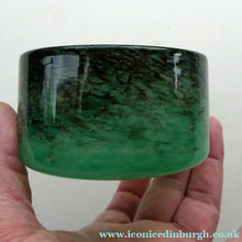 Load image into Gallery viewer, SCOTTISH GLASS. Fabulous 1920s Small Antique Scottish Monart Glass Bowl with Straight Sides. Diameter 3 3/4 inches
