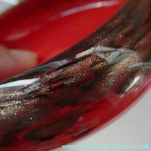 Load image into Gallery viewer, Genuine 1930s Red Aventurine Scottish Monart Glass Pin Dish
