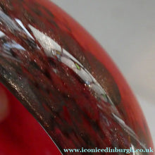 Load image into Gallery viewer, Genuine 1930s Red Aventurine Scottish Monart Glass Pin Dish

