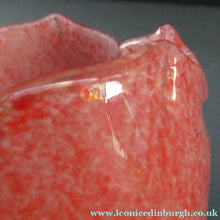 Load image into Gallery viewer, 1950s Scottish VASART Glass Tulip Lamp in Lilac Grey and Mottled Rose Pink Colours. WORKING
