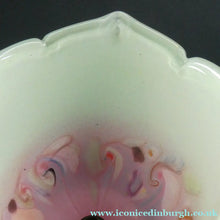 Load image into Gallery viewer, 1950s Scottish VASART Glass Tulip Lamp in Pastel Pink and Peppermint Shades. WORKING
