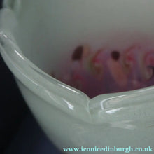 Load image into Gallery viewer, 1950s Scottish VASART Glass Tulip Lamp in Pastel Pink and Peppermint Shades. WORKING
