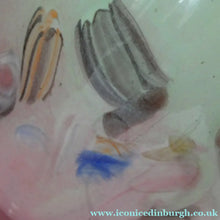 Load image into Gallery viewer, 1950s Scottish VASART Glass Tulip Lamp in Pastel Pink and Peppermint Shades. WORKING
