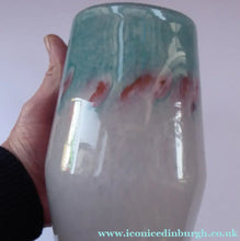 Load image into Gallery viewer, SCOTTISH GLASS: Vintage 1950s VASART Glass Vase. Etched signature to base - British Glass
