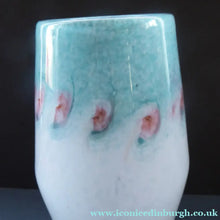 Load image into Gallery viewer, SCOTTISH GLASS: Vintage 1950s VASART Glass Vase. Etched signature to base
