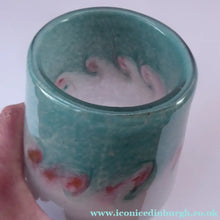 Load image into Gallery viewer, SCOTTISH GLASS: Vintage 1950s VASART Glass Vase. Etched signature to base
