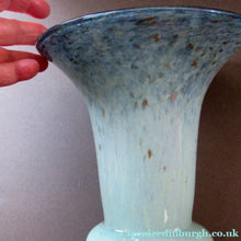 Load image into Gallery viewer, 1950s Scottish Glass Vase. Signed Vasart 
