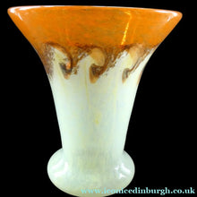 Load image into Gallery viewer, Fine Vintage Large Art Glass Vase, 1940s or 1950s. 7 1/2 inches in height  Vasart Scottish Glass
