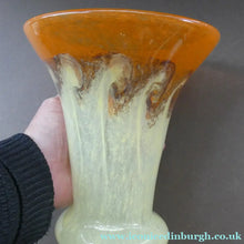 Load image into Gallery viewer,  Fine Vintage Large Art Glass Vase, 1940s or 1950s. 7 1/2 inches in height 
