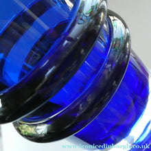 Load image into Gallery viewer, SCOTTISH GLASS. Vintage 1960s Caithness Glass Double Ring or Hoop Vase. Designed by Domhnall O Broin
