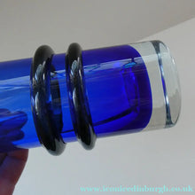 Load image into Gallery viewer, SCOTTISH GLASS. Vintage 1960s Caithness Glass Double Ring or Hoop Vase. Designed by Domhnall O Broin
